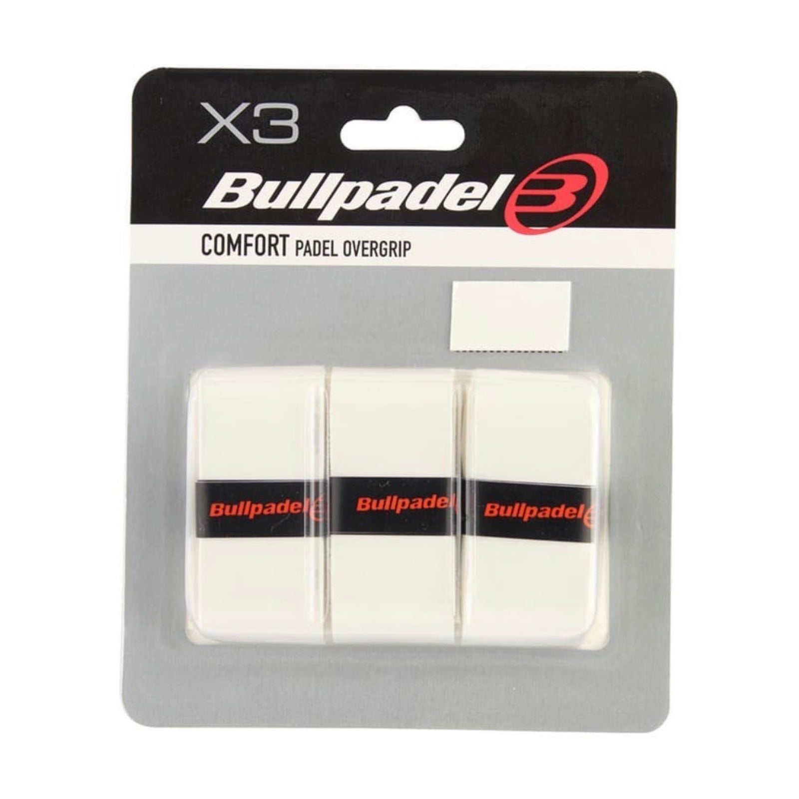Pack 3 Overgrips Bullpadel comfort White